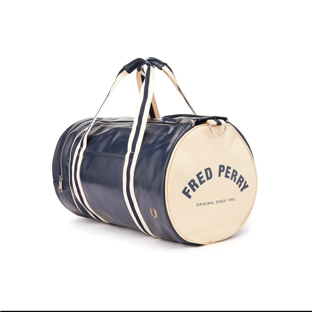 New Fred Perry Gym Duffle or Barrel Bag